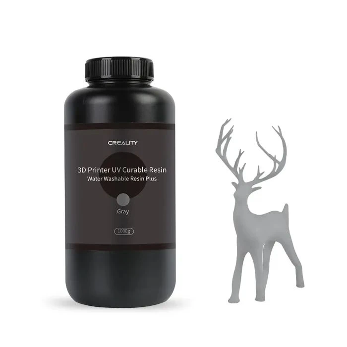 Фотополимерная смола Creality Resin, Water Washable Plus 1кг, gray (3302010041) (UA)