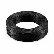 Кабель силовой MYSUN гнучкий, мідний, бухта 610м BLACK (24AWG-BK) (UA)