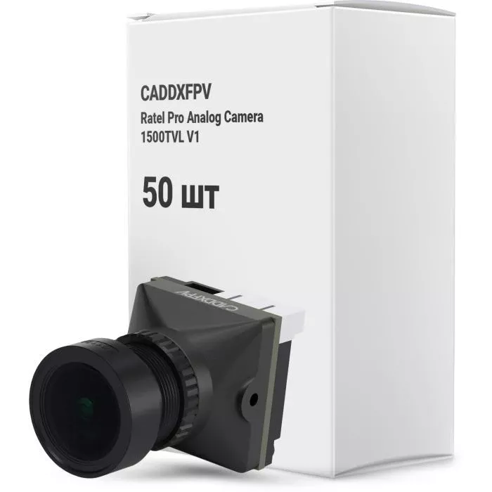 Камера FPV CADDXFPV Ratel Pro Analog Camera 1500TVL V1 упаковка 50шт (MN01-4L00BBOX50) (UA)