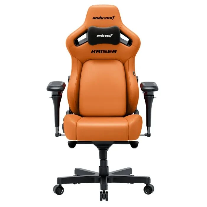 Игровое кресло Кресло игровое Anda Seat Kaiser 4 V2 PVC Size XL Orange (AD12YDDC-XLL-20-O-PV/C-03) (UA)