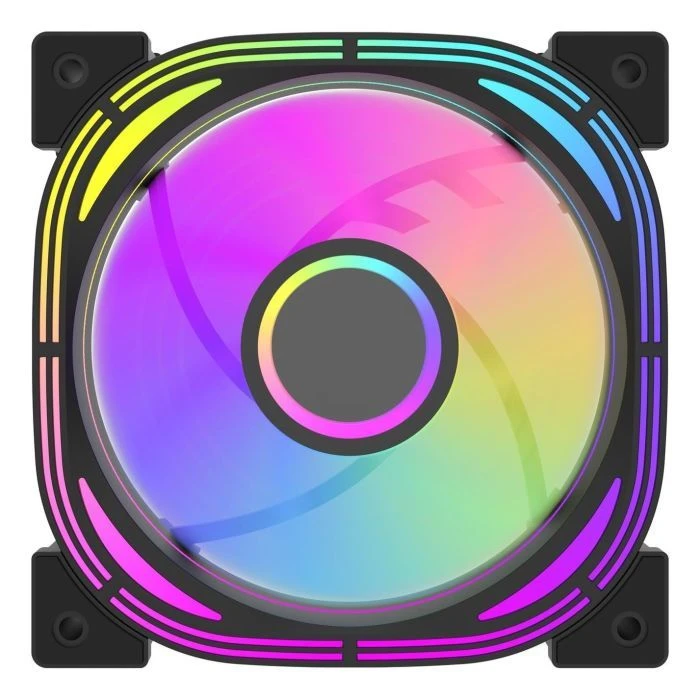 Кулер для корпусу DARKFLASH INF24 3IN1(PWM) BLACK (UA)