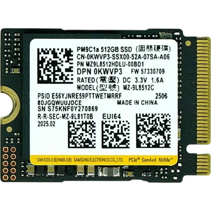 SSD диск M.2 2230 512GB Samsung (MZ9L8512HDLU-00BD1) (UA)