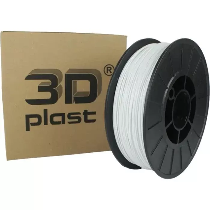Пластик для 3D-принтера 3Dplast PETG 1.75мм, 0.85кг, білий (3DPTG17508WT) (UA)
