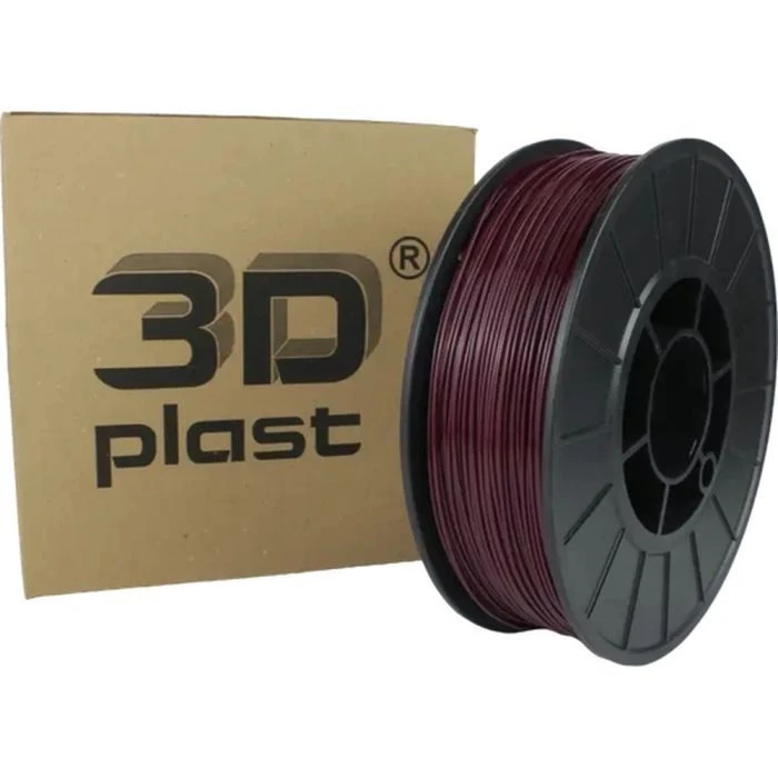Пластик для 3D-принтера 3Dplast PLA 1.75мм, 0.85кг, burgundy (3DPLA17508BRD) (UA)