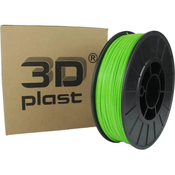 Пластик для 3D-принтера 3Dplast PLA 1.75мм, 0.85кг, green grass (3DPLA17508HRB) (UA)