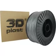 Пластик для 3D-принтера 3Dplast PLA 1.75мм, 3кг, gray - metallic (3DPLA1753GRMT) (UA)