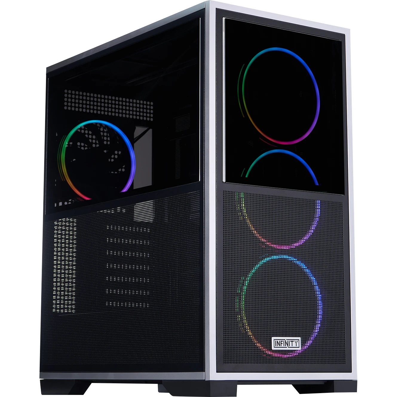 Корпус 1stPlayer IF8-BK-4FO7-14 Black (UA)