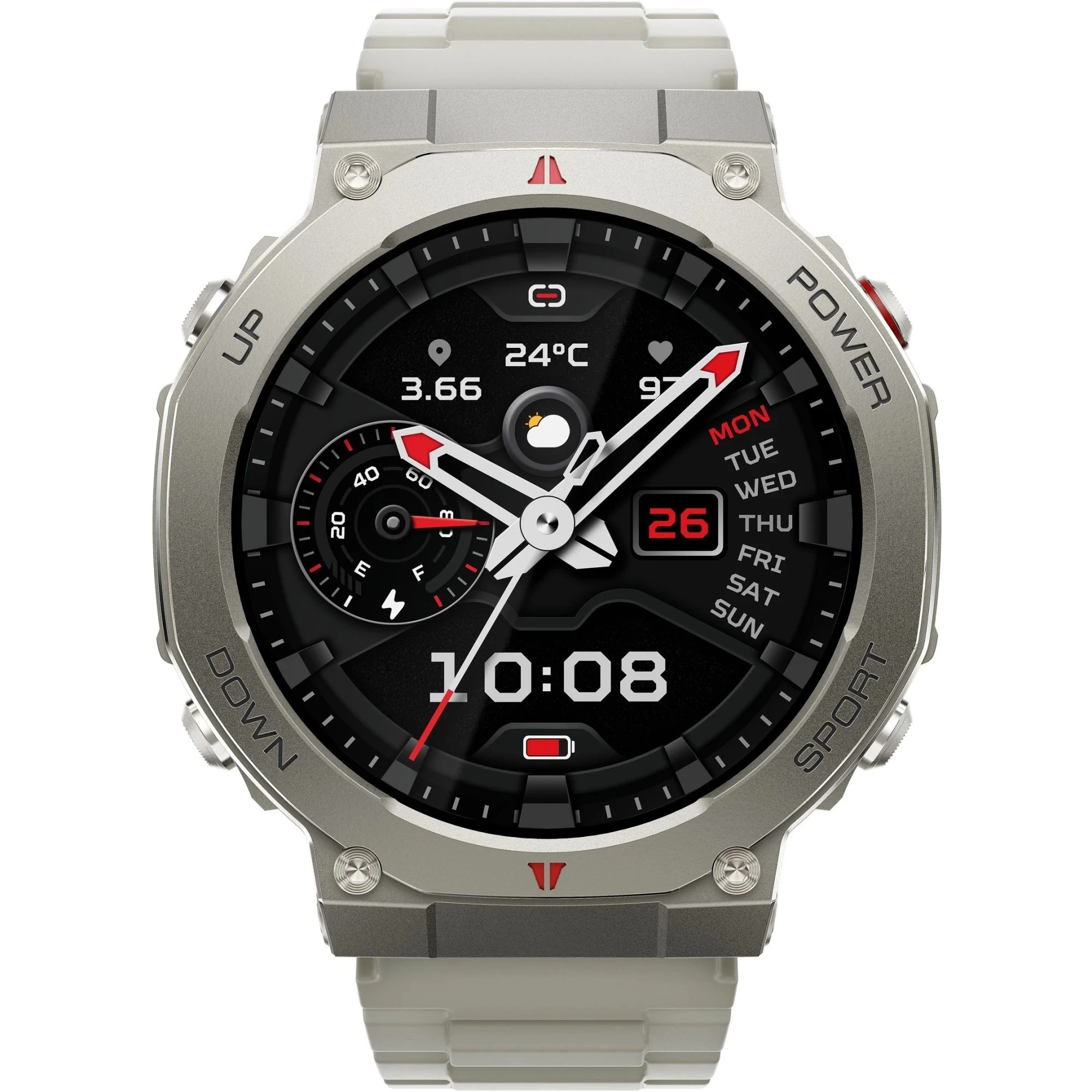 Смарт-годинник Black Shark GS3 Ultra BS-W2415 Silver (UA)