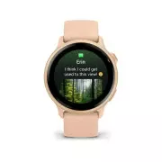 Смарт-годинники Garmin Vivoactive 6 Metallic Pink Dawn з рожевим силіконовим ремінцем (010-02985-43) (UA)