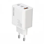 Мережевий зарядний пристрій SENTEO Z-17 USB + 2USB-C 3A GaN PD 30W White