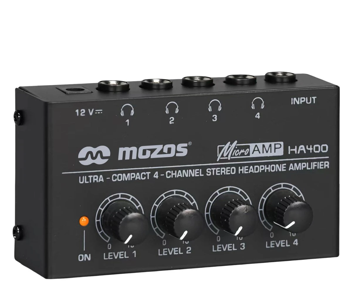 Звуковая карта Mozos HA400 4-kanalowy wzmacniacz sluchawkowy (HA400) EU