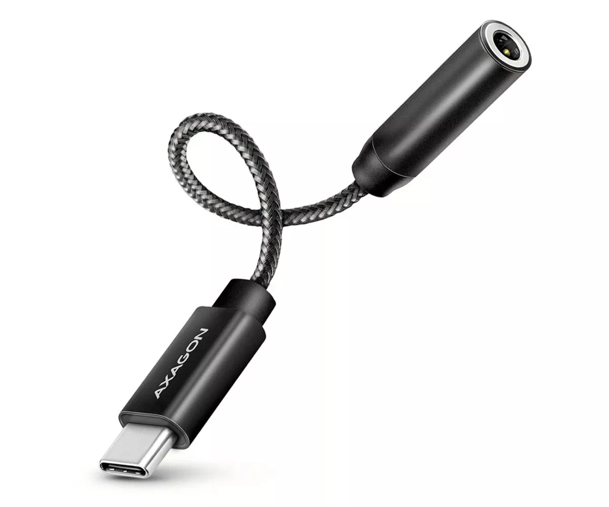 Звуковая карта Axagon ADA-HC, USB-C - 3.5mm jack - Hi-Res DAC, 384kHz/32bit (ADA-HC) EU