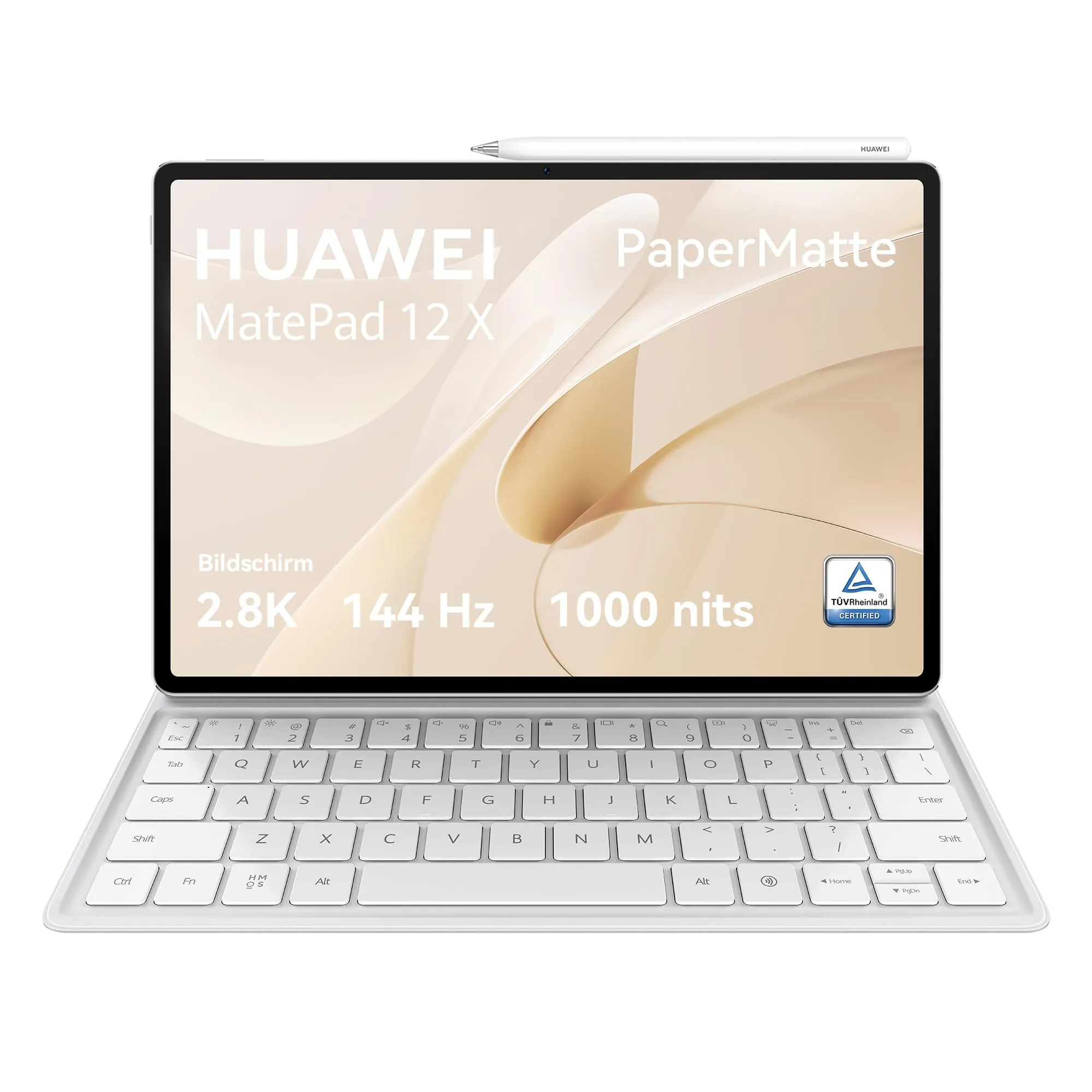 Планшет Huawei Matepad 12X Papermatte 12/256GB Wi-Fi White + Smart Magnetic Keyboard (53014EGL)