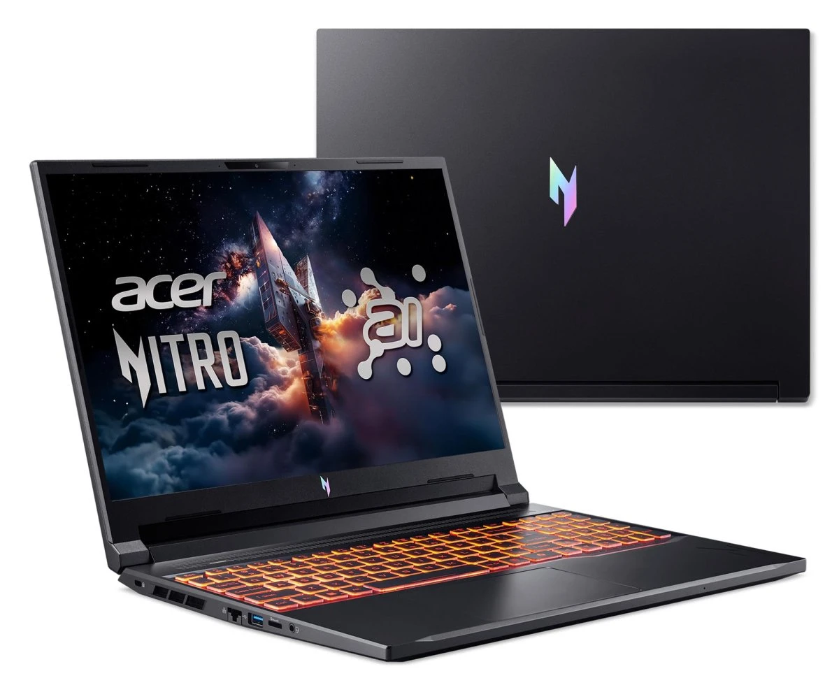 Ноутбук Acer Nitro V 16 AI Ryzen AI 5-340/24GB/2TB RTX4050 (ANV16-61 || NH.QULEP.001)