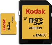 Kodak 64 GB microSDXC Premium (EKMSDM64GXC10K)