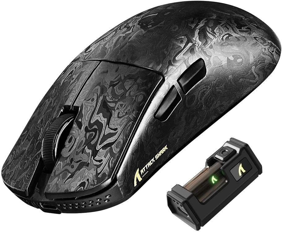 Мышь ATTACK SHARK R11 ULTRA Carbon Forged Black (R11ULTRAIB_AS) (UA)