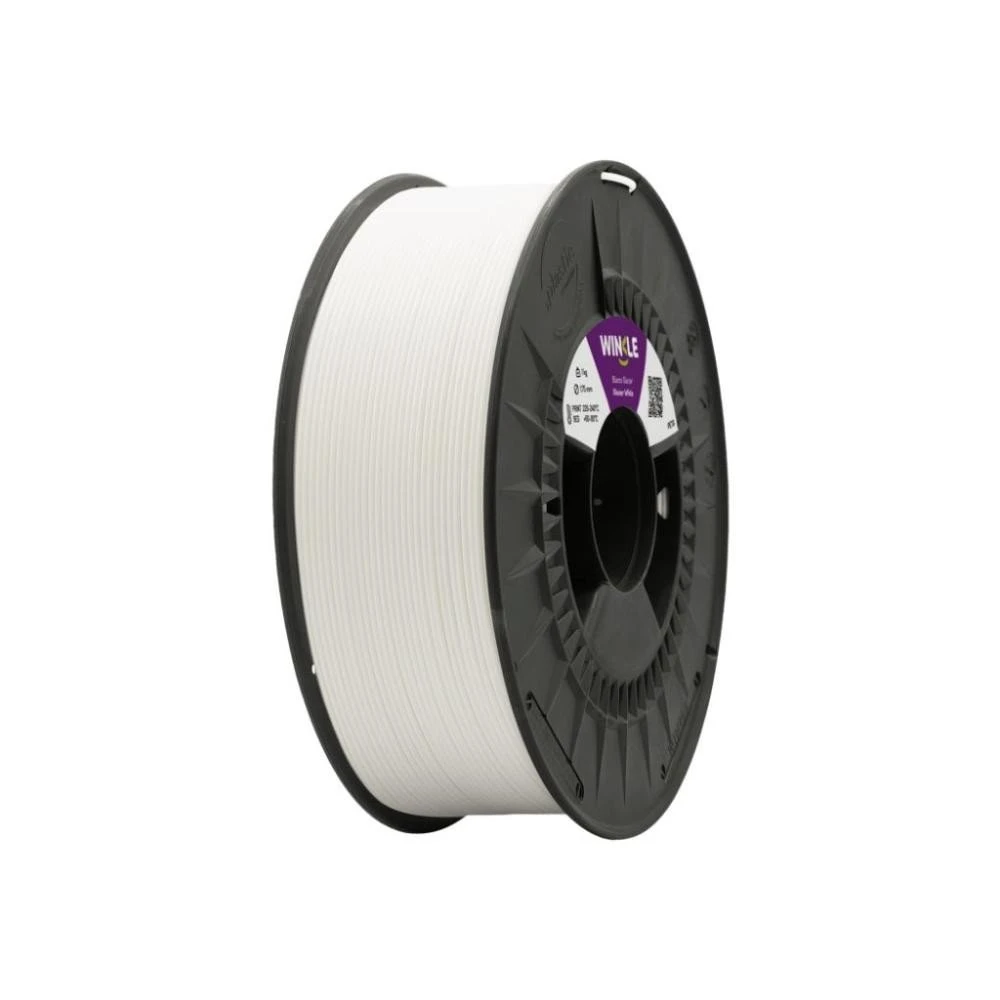 Філамент Winkle PETG 1.75mm 1kg, Glacier white (PET01000175BLAGLAWNK) (UA)