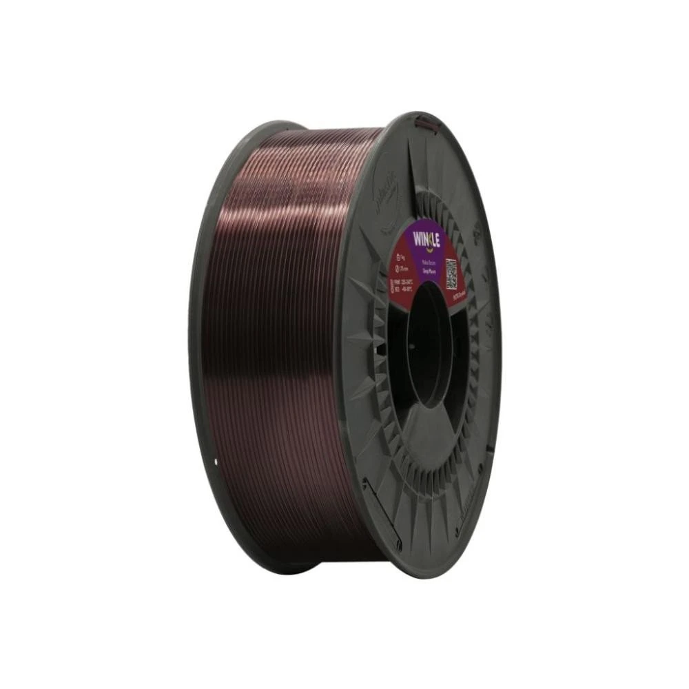 Філамент Winkle PETG Crystal 1.75mm 1kg, Глибокий фіолетовий (PET01000175MALOSCWNK) (UA)