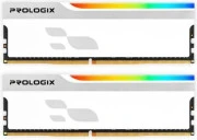 Prologix 32 GB (2x16GB) DDR4 3600 MHz Onyx White RGB (PRO32GB3600YWR4K) (UA)