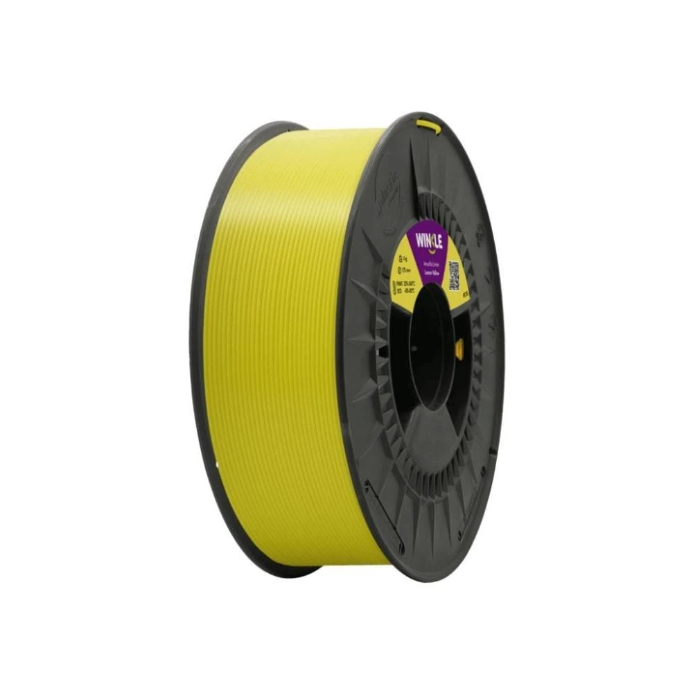 Филамент Winkle PETG 1.75mm 1kg, Lemon yellow (PET01000175AMALIMWNK) (UA)