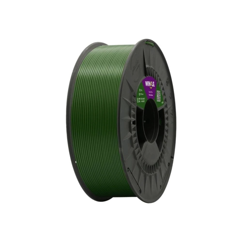 Филамент Winkle PETG 1.75mm 1kg, Pine green (PET01000175VERPINWNK) (UA)