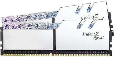 Оперативна пам'ять G.Skill 32 GB (2x16GB) DDR4 3200 MHz Trident Z Royal Silver (F4-3200C16D-32GTRS) (UA)