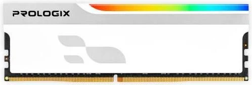 Оперативная память Prologix 16 GB DDR5 6000 MHz Onyx White RGB (PRO16GB6000YWR5) (UA)