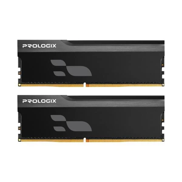 Оперативна пам'ять Prologix 32 GB (2x16GB) DDR5 6000 MHz Onyx Black (PRO32GB6000YB5K) (UA)