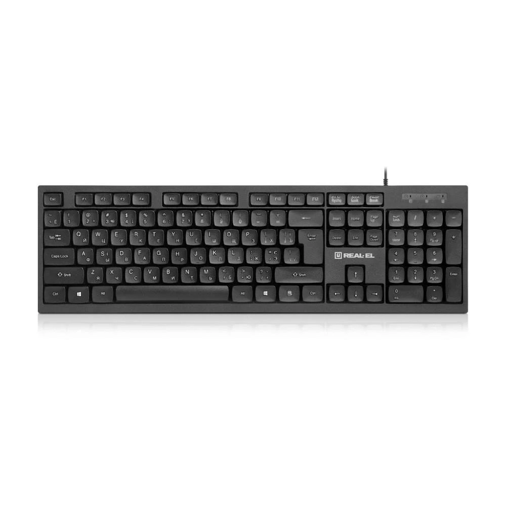 Клавиатура REAL-EL RK-510 Black (EL123100053) (UA)