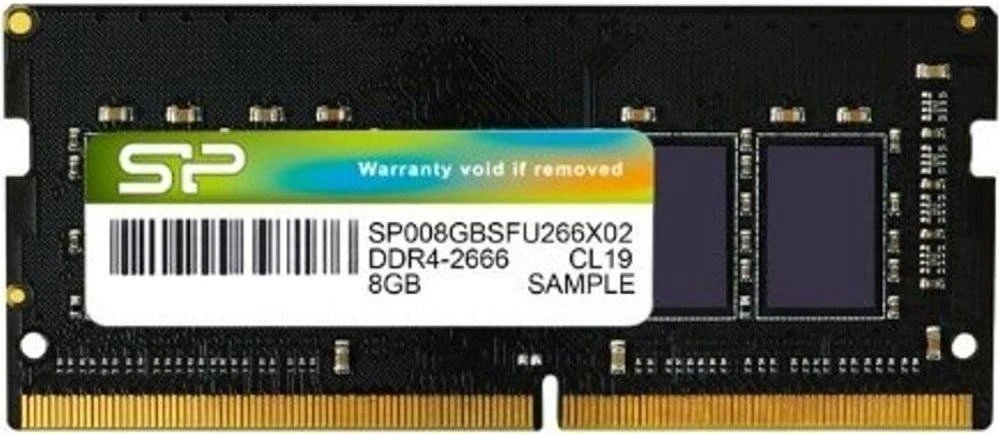 Оперативная память Silicon Power 8 GB SO-DIMM DDR4 2666 MHz (SP008GBSFU266X02) (UA)