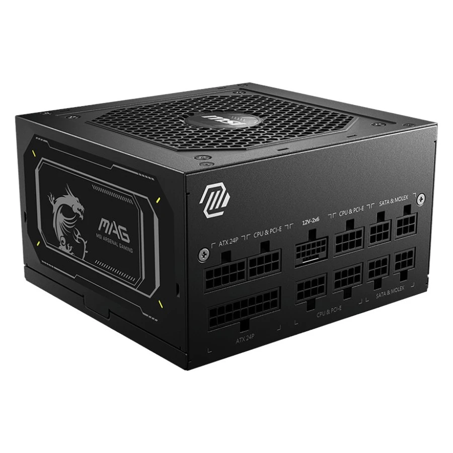 Блок живлення MSI MAG A850GL PCIE5 II 850W (UA)