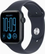 Apple Watch SE 3 GPS 40mm Midnight Aluminium Case with Navy Blue Sport Band S/M (MJKY4)