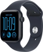Apple Watch SE 3 GPS 44mm Midnight Aluminium Case with Navy Blue Sport Band S/M (MJL74)