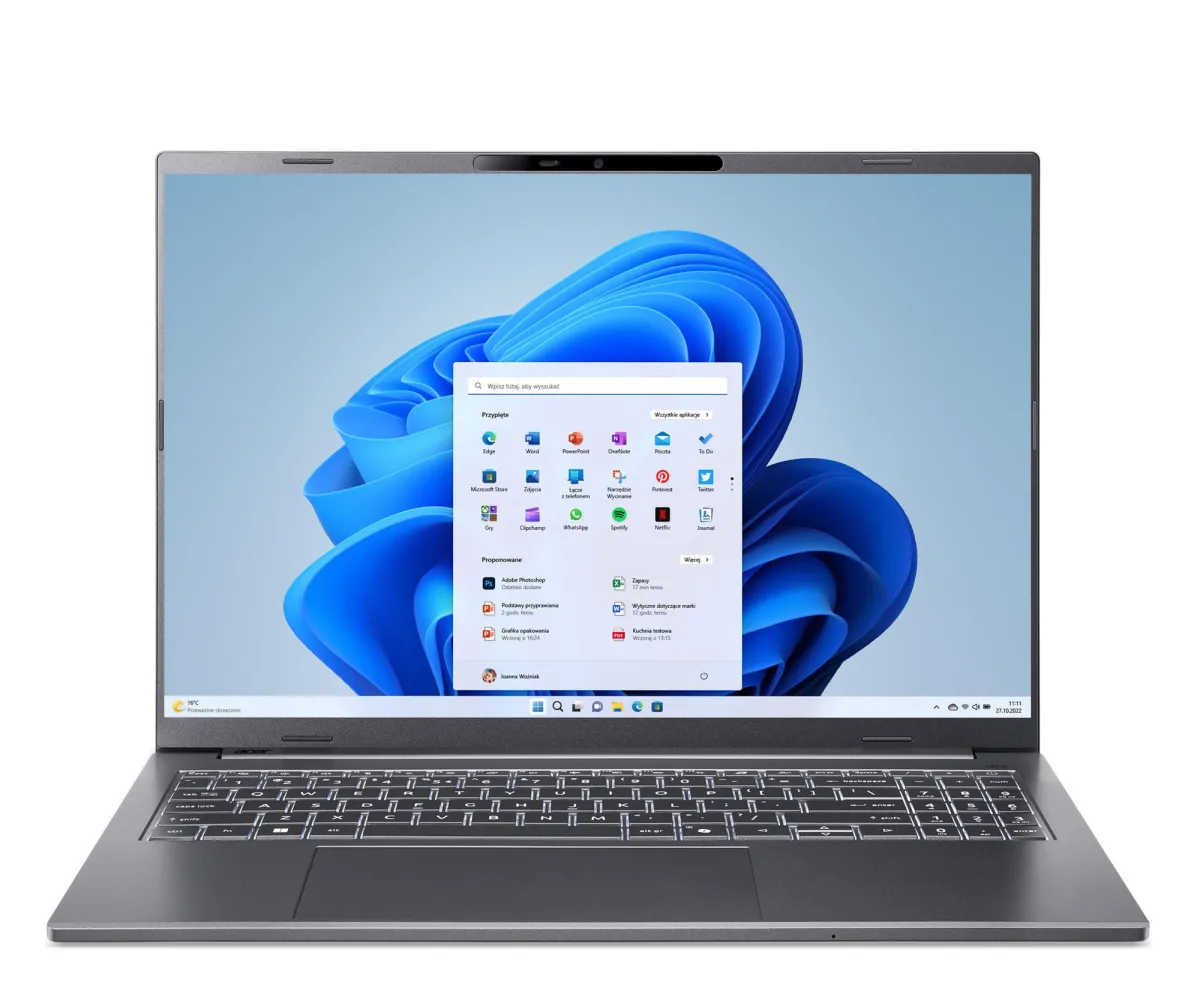 Ноутбук Acer Aspire 16 Ryzen AI 7-445/16GB/512/Win11 120Hz (A16-A71M || NX.JWYEP.009) No charging adapter