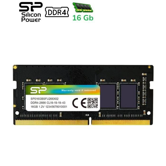 Silicon Power 16 GB SO-DIMM DDR4 2666 MHz (SP016GBSFU266X02) (UA