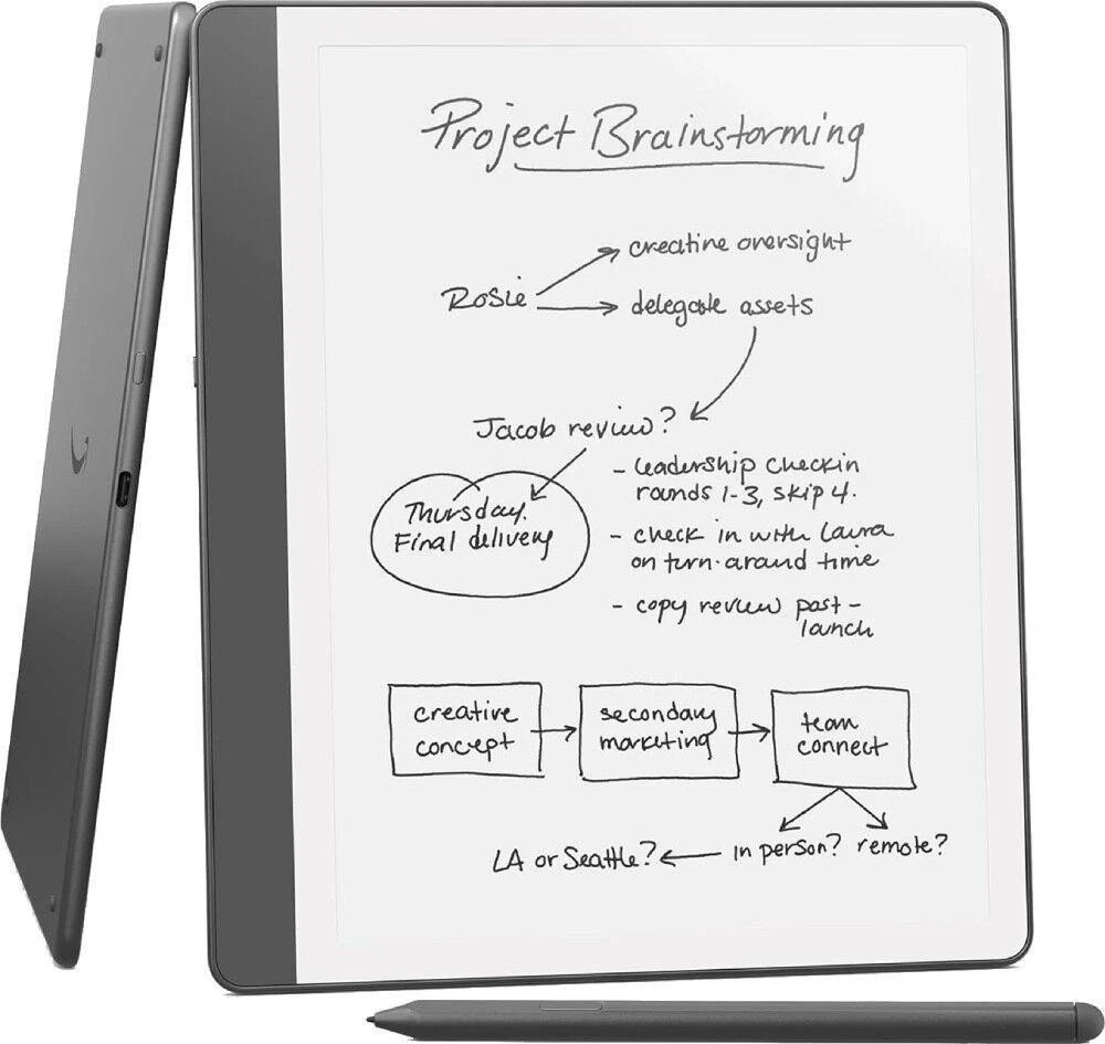 Электронная книга Amazon Kindle Scribe 1st Gen. 2024 16Gb Tungsten (B0CZ9VFQ2P)