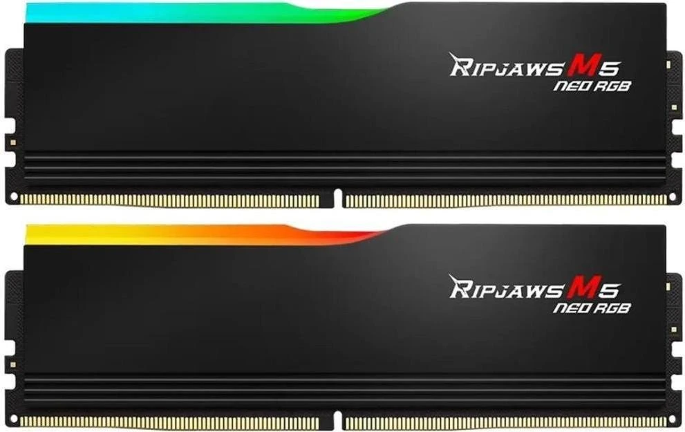 Оперативна пам'ять G.Skill 32 GB (2x16GB) DDR5 6400 MHz Ripjaws M5 Neo RGB Black (F5-6400J3240G16GX2-RM5NRK)