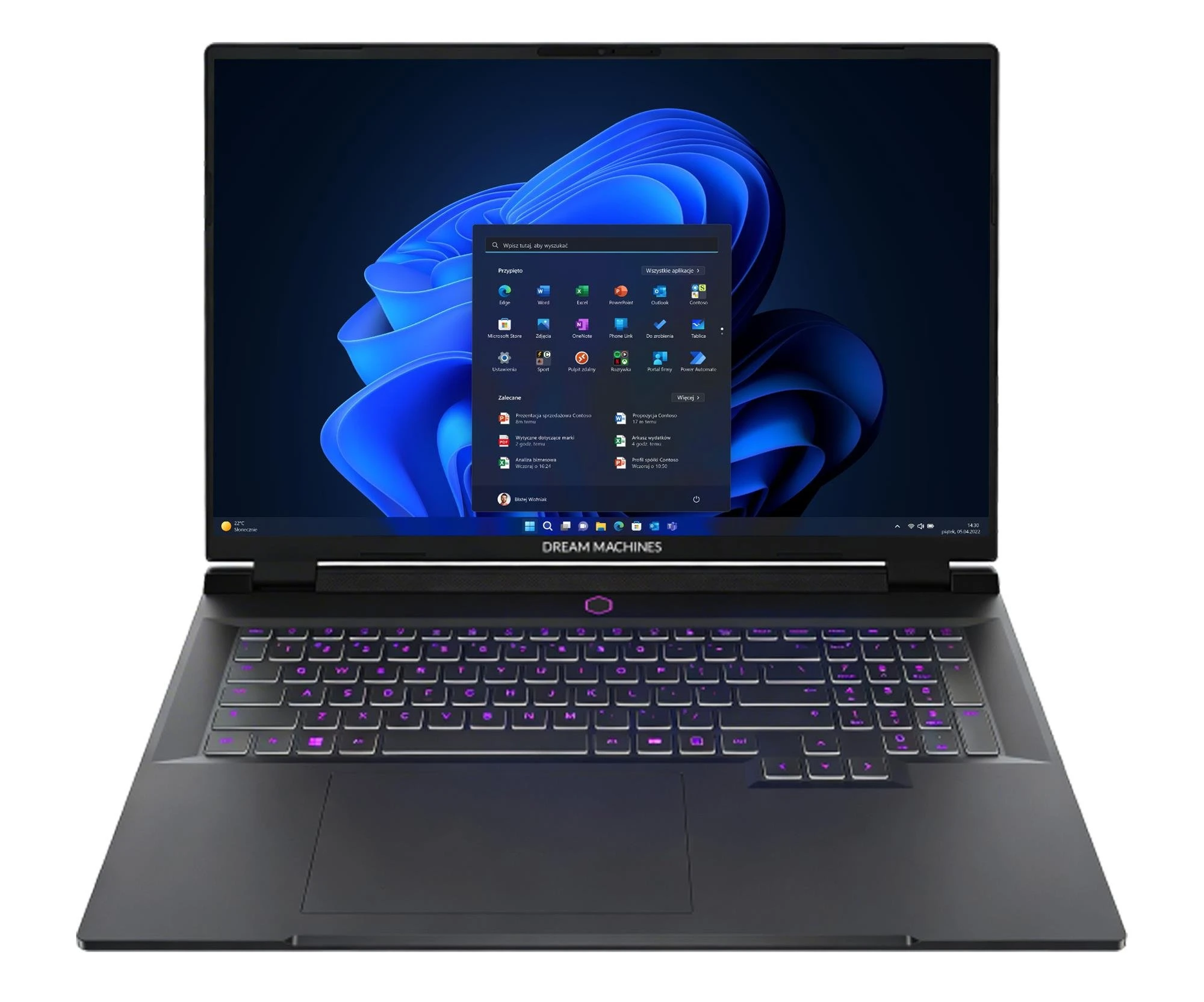 Ноутбук Dream Machines RG5060-18PL20 i7-14650HX/16GB/512GB/Win11PX RTX5060 144Hz (RG5060-18PL20)