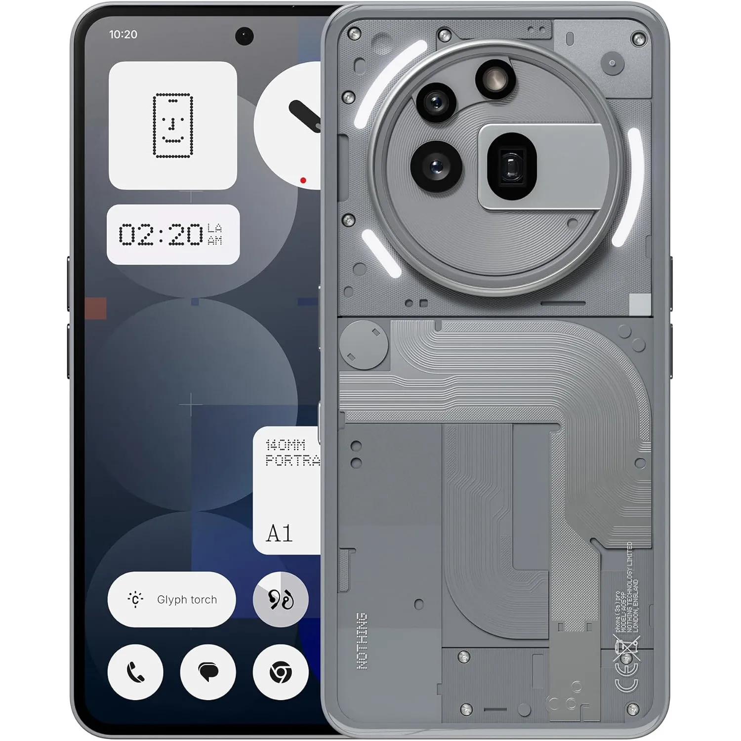 Телефон Nothing Phone (3a) Pro 12/256GB Gray (UA)