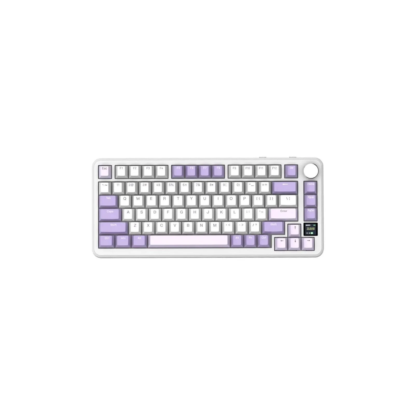 Клавиатура Attack Shark X85PRO RGB Wireless/Bluetooth/USB UA Lavender (X85PROL_AS) (UA)