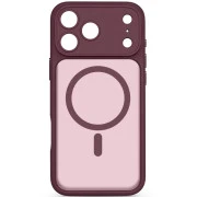 Чехол для мобильного телефона Armorstandart Lush MagCase Apple iPhone 18 Pro Max Dark Cherry (ARM92552) (UA)