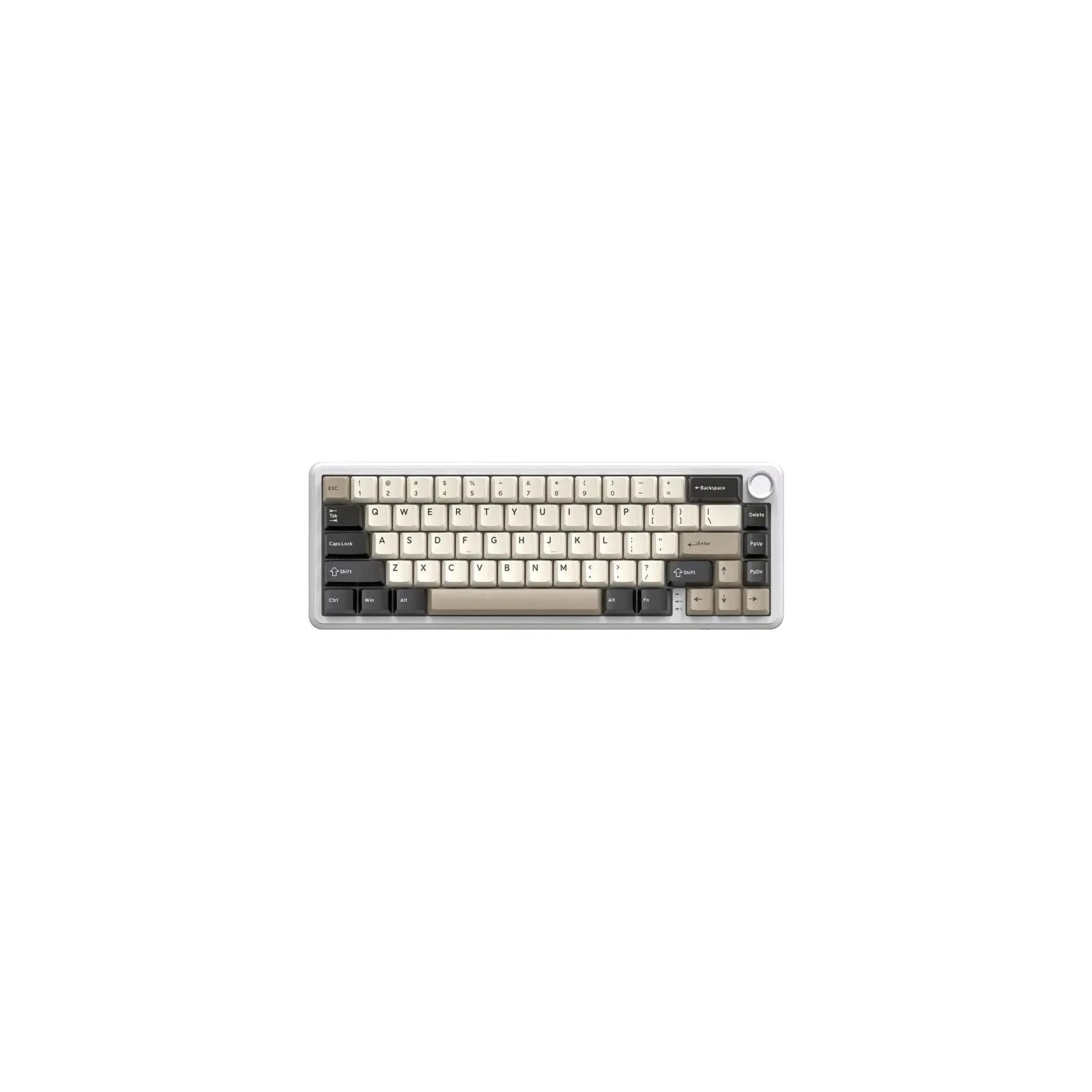 Клавіатура Attack Shark X66 RGB Wireless/Bluetooth/USB UA White Cheese (X66CW_AS) (UA)