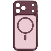 Чохол до мобільного телефона Armorstandart Lush MagCase Apple iPhone 18 Pro Dark Cherry (ARM92547) (UA)