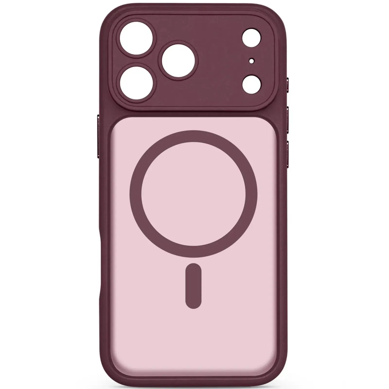 Чохол до мобільного телефона Armorstandart Lush MagCase Apple iPhone 18 Pro Max Dark Cherry (ARM92552) (UA)