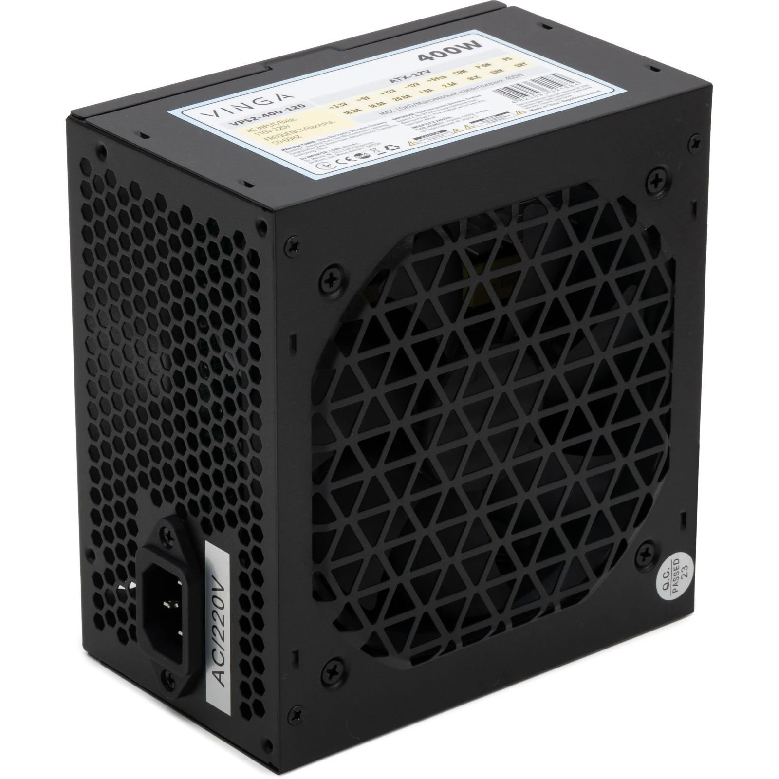 Блок живлення Vinga 400W ОЕМ (VPS2-400-120) (UA)