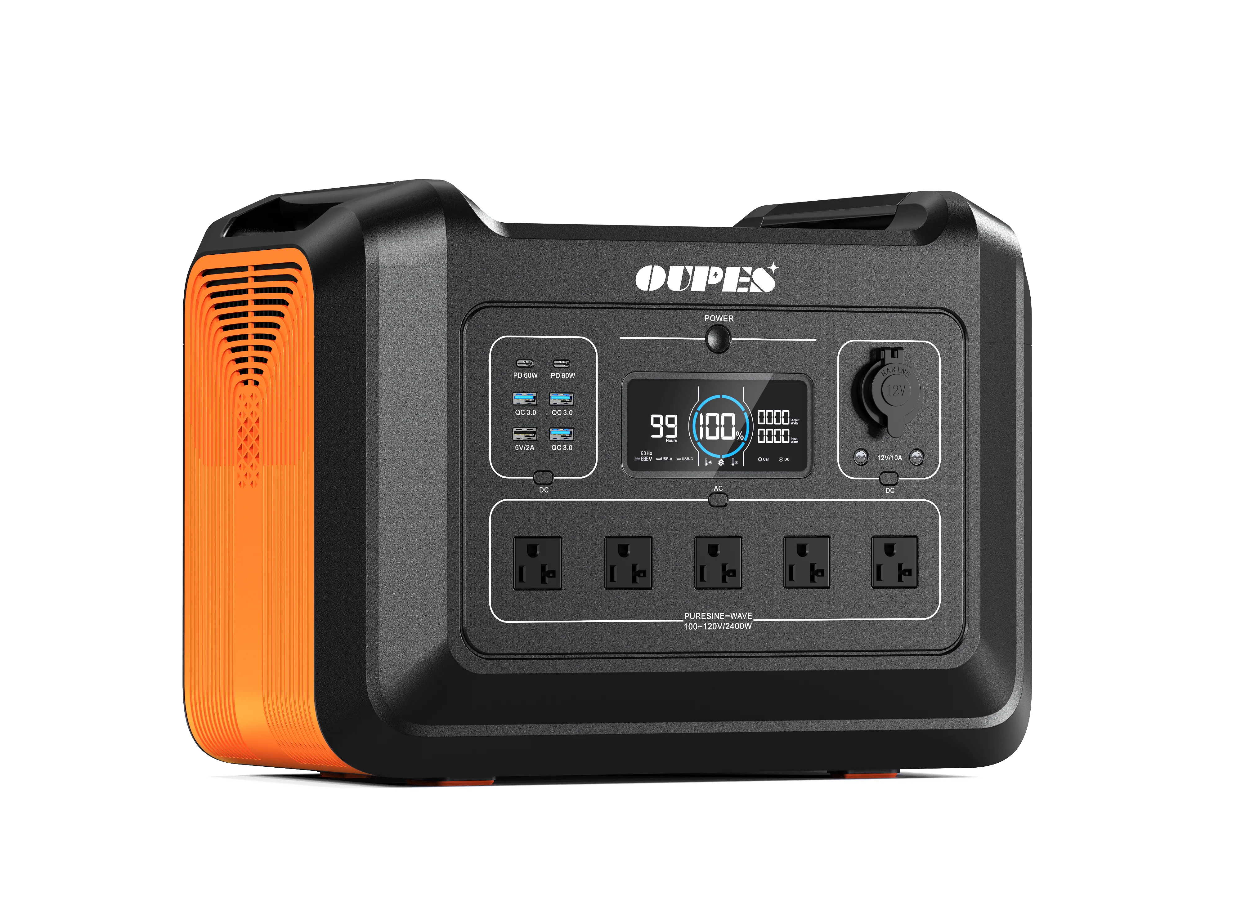 Зарядна станція OUPES S024 Lite, 2400W, 2232Wh (OUPES S024 Lite) (UA)