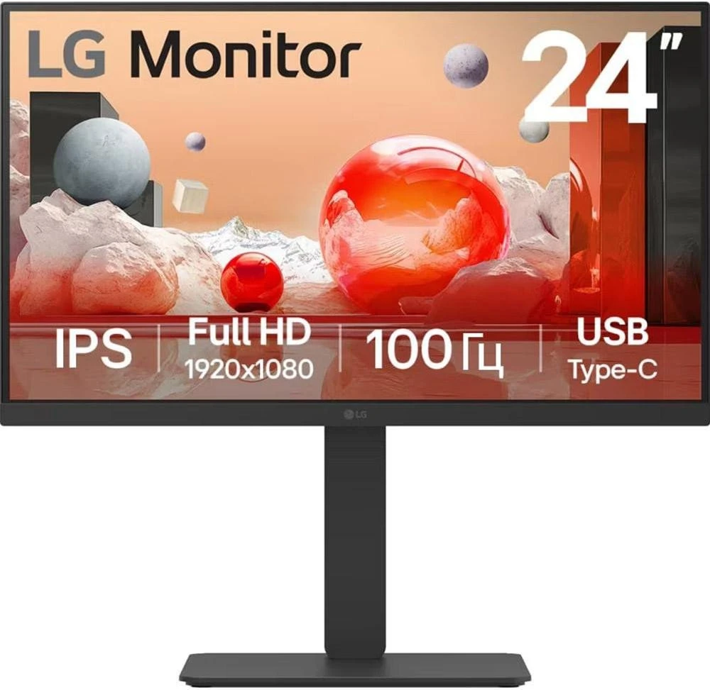 Монитор LG 24BA650-B (UA)