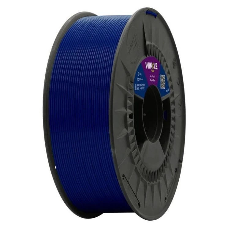 Пластик для 3D-принтера WINKLE PLA HD 1.75mm, 1kg, Королевский синий (PHD01000175AZUROYWNK) (UA)