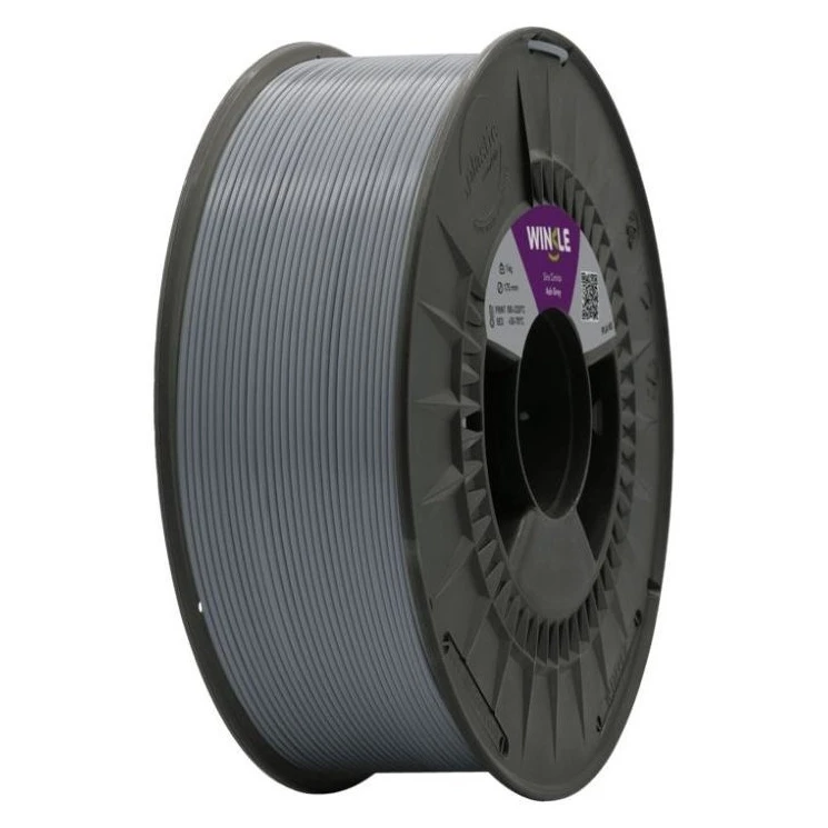 Пластик для 3D-принтера WINKLE PLA HD 1.75mm, 1kg, Ash gray (PHD01000175GRICENWNK) (UA)