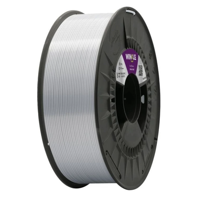 Пластик для 3D-принтера WINKLE PLA SILK 1.75mm, 1kg, Белое золото (PSI01000175OROBLAWNK) (UA)
